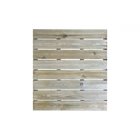 Loseta madera ranurada julia 100 x 100 cm