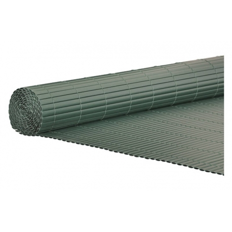 Cañizo pvc doble cara 14 mm 1 x 3 m verde