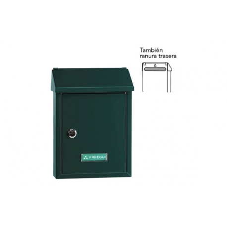 Buzon exterior acero smart verde