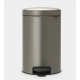Cubo de basura brabantia 12 l platinum newicon