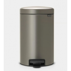 Cubo de basura brabantia 12 l platinum newicon
