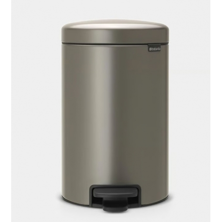 Cubo de basura brabantia 12 l platinum newicon