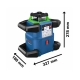 NIVEL LASER GIRATORIO BOSCH GRL 650 CHVG + MALETIN + PROCORE18V 4AH + GAL 18V-40 + LR 65 G + RB 60 + RC 6 + ACCESORIOS