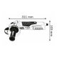 AMOLADORA BOSCH GWS 17-125 INOX - 1.700 W 125 MM