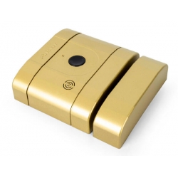 CERRADURA ELECTRONICA AYR BLUETOOTH 2 MANDOS INVISIBLE LATON MATE