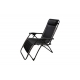 SILLON RELAX PLEGABLE ZERO GRAVITY CON COJIN NEGRO