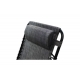SILLON RELAX PLEGABLE ZERO GRAVITY CON COJIN GRIS