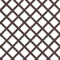 CELOSIA FIJA SIN MARCO NORTENE QUADRY 1X2M MARRON