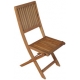 Silla de jardin madera tropical acacia fsc