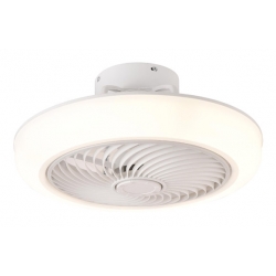 VENTILADOR DE TECHO PLAFON BLANCO 14W Ø45CM