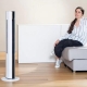 Ventilador torre pie taurus babel infinite 3 velocidades 50w blanco-negro