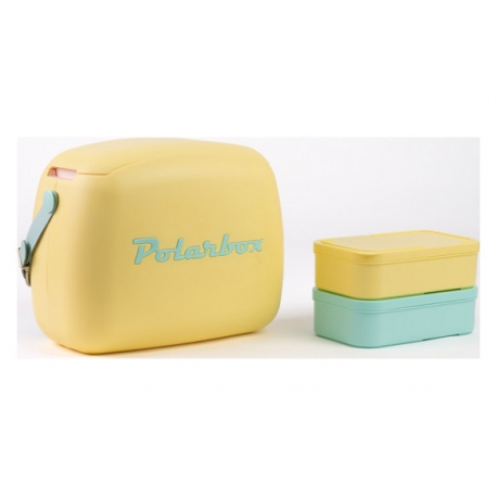Bolsa nevera polarbox urban 6l amarillo verde agua pop