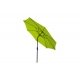 Parasol aluminio 300cm tubo 48 mm verde pistacho