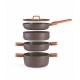 BATERIA DE COCINA APILABLE BRA COMPAC 24CM