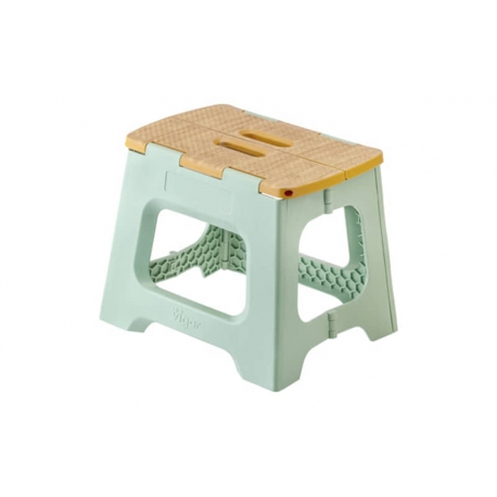 Taburete plegable vigar compact 27cm verde