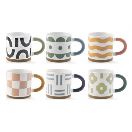 MUG STONEWARE STUDIO SURTIDO 38CL