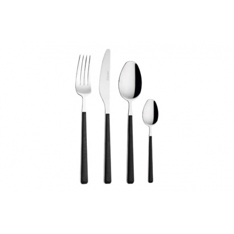 CUBERTERIA 16 PIEZAS CHARLIE NEGRO 2,5 MM