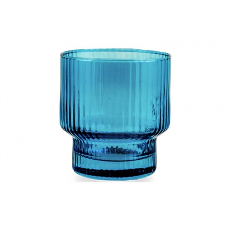 VASO VIDRIO BLISS 32CL AZUL