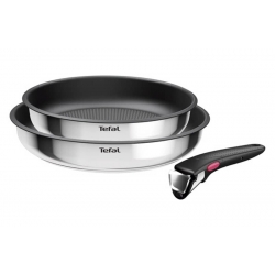 SARTEN TEFAL INGENIO INOX 2 UNIDADES Y MANGO