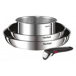 SARTEN TEFAL INGENIO INOX 3 UNIDADES Y MANGO 16-22-26CM