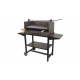 BARBACOA CARBON CON RUEDAS IMEX EL ZORRO 71540 72X40CMS