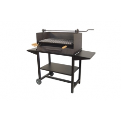 BARBACOA CARBON CON RUEDAS IMEX EL ZORRO 71540 72X40CMS