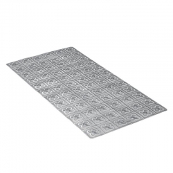 Alfombra antideslizante ba?o tatay bcn 36x72cm antracita pvc ventosa