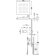 SHOWER TECHNOLOGY Kit DE GRIFO TERMOSTATICO ELECTRONICO EMPOTRADO 2 VIAS SHOWER TECHNOLOGY-09288561 CROMO