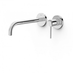 Monomando lavabo tres exclusive study empotrado 237mm cromo 26230022