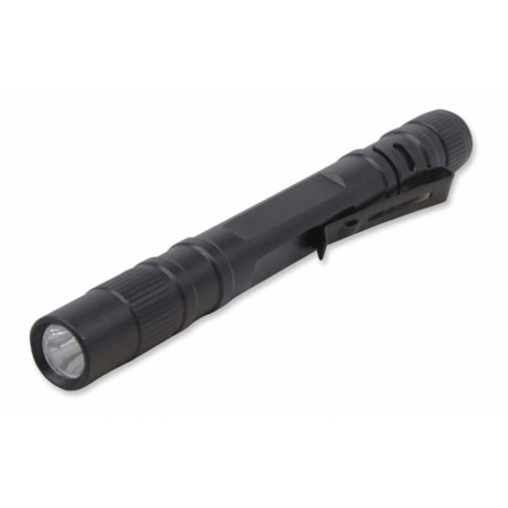 LINTERNA BOLIGRAFO CON PINZA 100LM 2XAAA NO INCLUIDAS