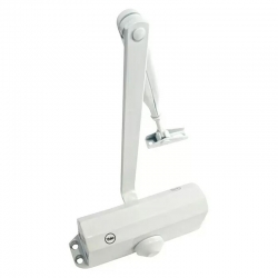 CIERRAPUERTAS YALE 3500 CON BRAZO RETENEDOR BLANCO