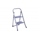 Escalera metalica praktico 2 peldaños gris
