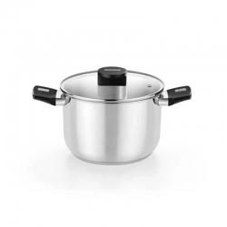 OLLA CON TAPA DE CRISTAL MONIX ELITE 20 CM