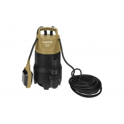 BOMBA ELECTRICA SUMERGIBLE AGUAS SUCIAS 750 W FIBRA NEGRA