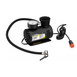 COMPRESOR AIRE MINI CON MANOMETRO 12V 250PSI