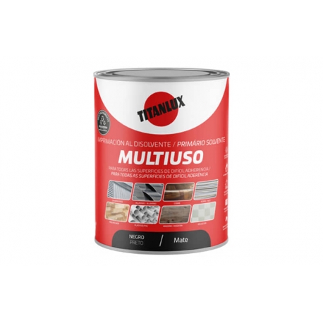 IMPRIMACION SINTETICA TITANLUX MULTIUSO 750 ML NEGRO