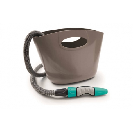 MANGUERA EXTENSIBLE AQUAPOP GRIS HASTA 15 M