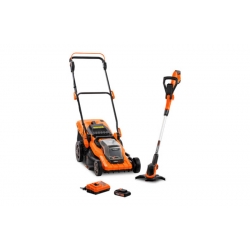 CORTACESPED BATERIA POWERPLUS 20 V y CORTABORDES 20 V