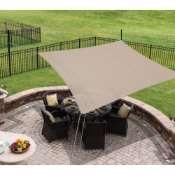 TOLDO VELA SOMBREO READY TO HAND CUADRADO 3 M TIERRA 125 GR COOLAROO