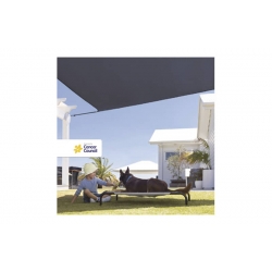 Toldo vela sombreo rectangular 5 x 3 m antracita
