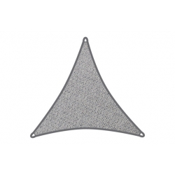 Toldo vela sombreo triangular 5x5x5 m gris claro