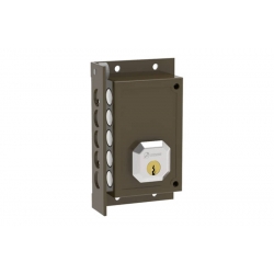 CERRADURA SOBREPONER BOMBILLO 50MM IZQUIERD MARRON