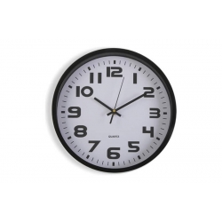 RELOJ DE PARED REDONDO Ø 30,5 CM NEGRO