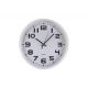 Reloj de pared redondo Ø 30,5 cm blanco