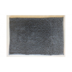 Alfombra baño antracita 40 x 60 cm