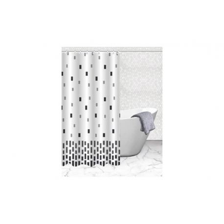 Cortina de baño poliester arcade 200 x 180 cm
