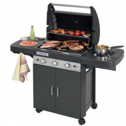 BARBACOA DE GAS 3 QUEMADORES + HORNILLO PLUS DARK