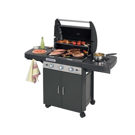 BARBACOA DE GAS 3 QUEMADORES + HORNILLO PLUS DARK