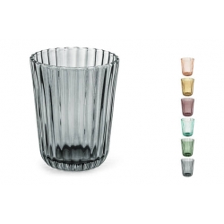 VASO VIDRIO COLOR GRABADO EMILY 24 CL 