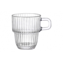 Taza vidrio grabado barshine 8,9 cl cafe